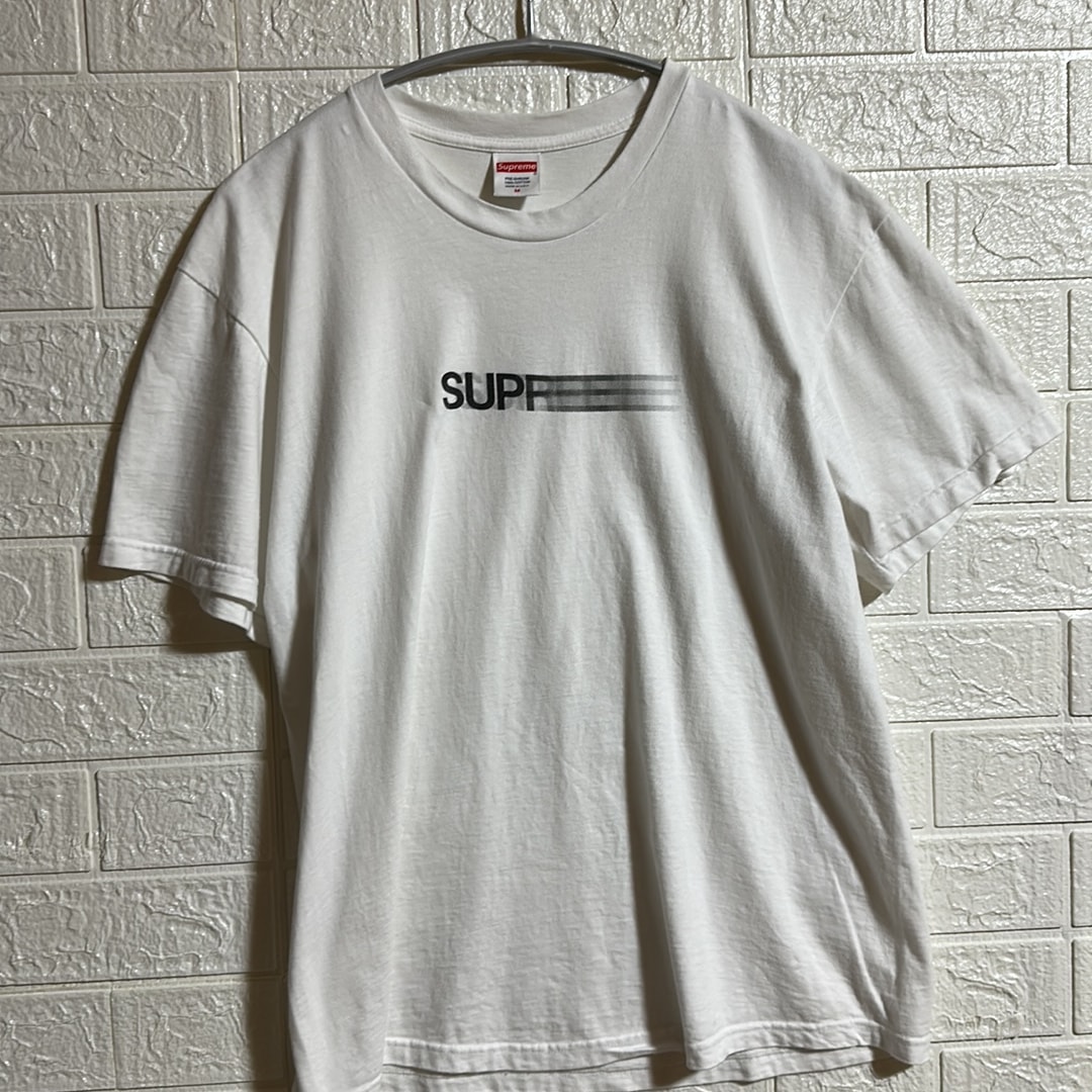 Supreme Motion Logo Tee "White" (23SS)