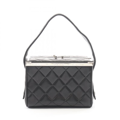 シャネル CHANEL マトラッセ ハンドバッグ バッグ ラムスキン(羊革) レディース ブラック系 【中古】