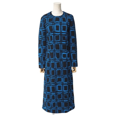 MARNI マルニ ワンピース サイズ40 長袖ニットドレス イタリア製 ブランド古着【中古】20250707/RA5381