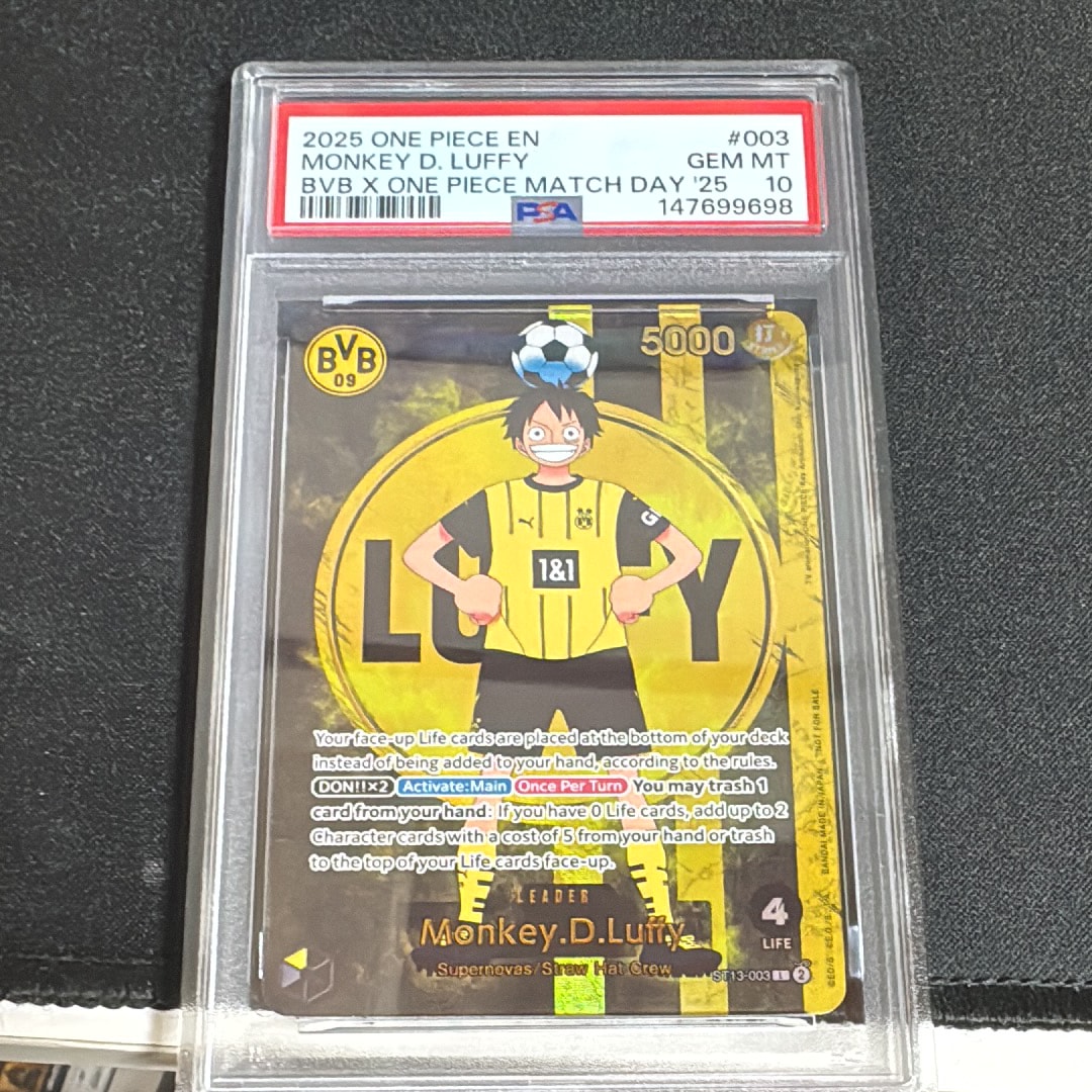 モンキー・D・ルフィ L [ST13-003]【英語版】(プロモーションカード「ボルシアドルトムント × ONE PIECE マッチデー 2025」)