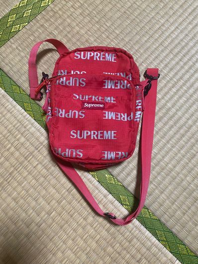 Supreme 3M Reflective Repeat Shoulder Bag "Red"