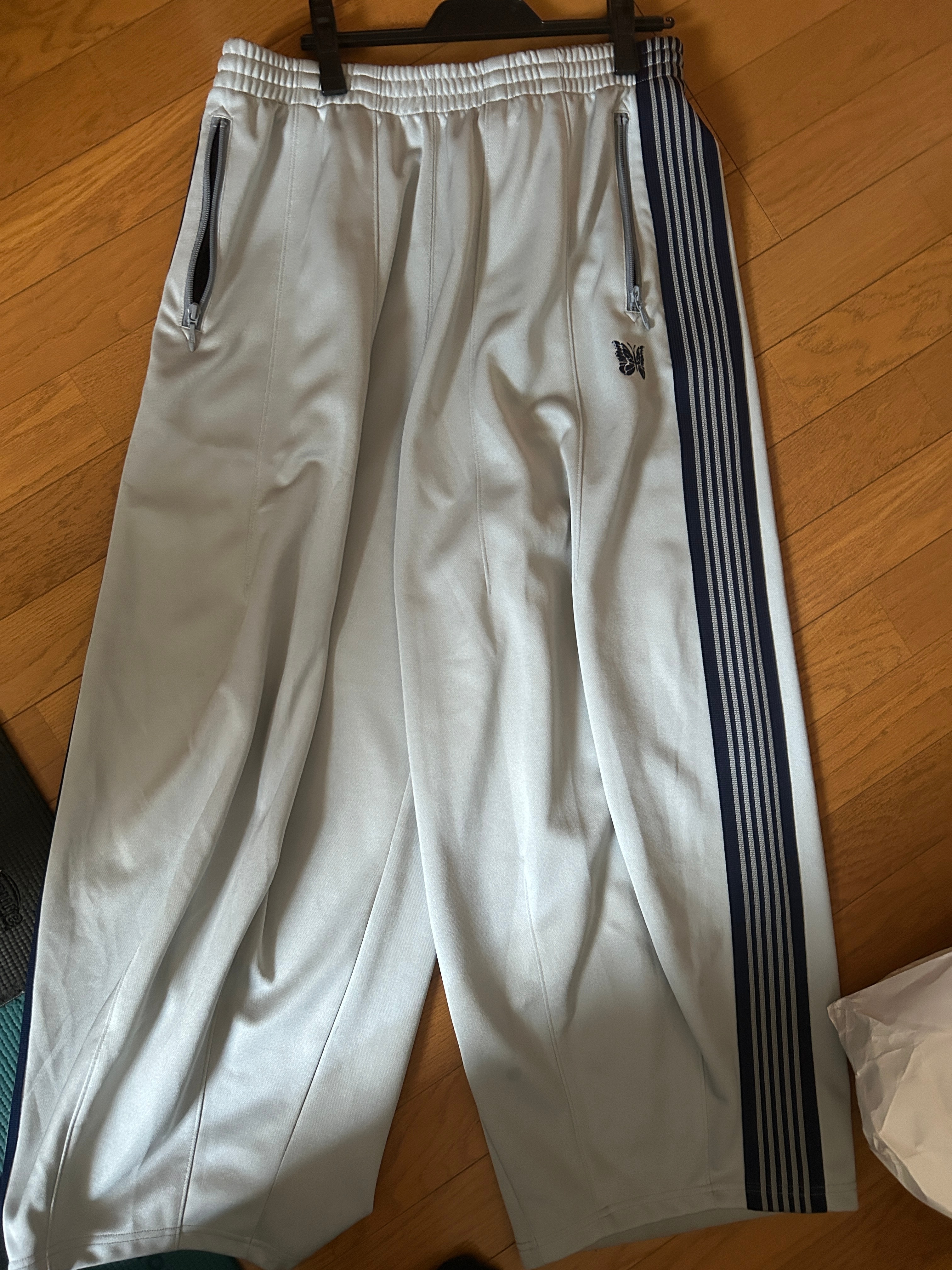 25SS/LHP H.D. Track Pants/ヒザデルトラック/M/ポリエステル/グレー/QV1595