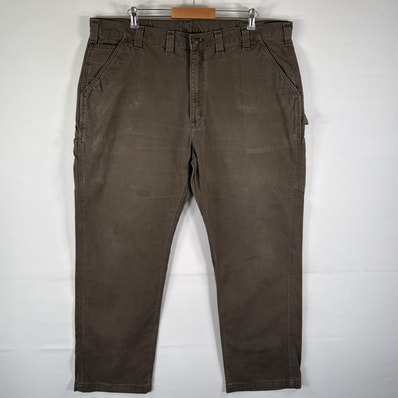 古着 カーハート Carhartt デニムパンツ ペインター ワーク モール ストレート ジーンズ ジーパン w44 L32 グレー メンズ