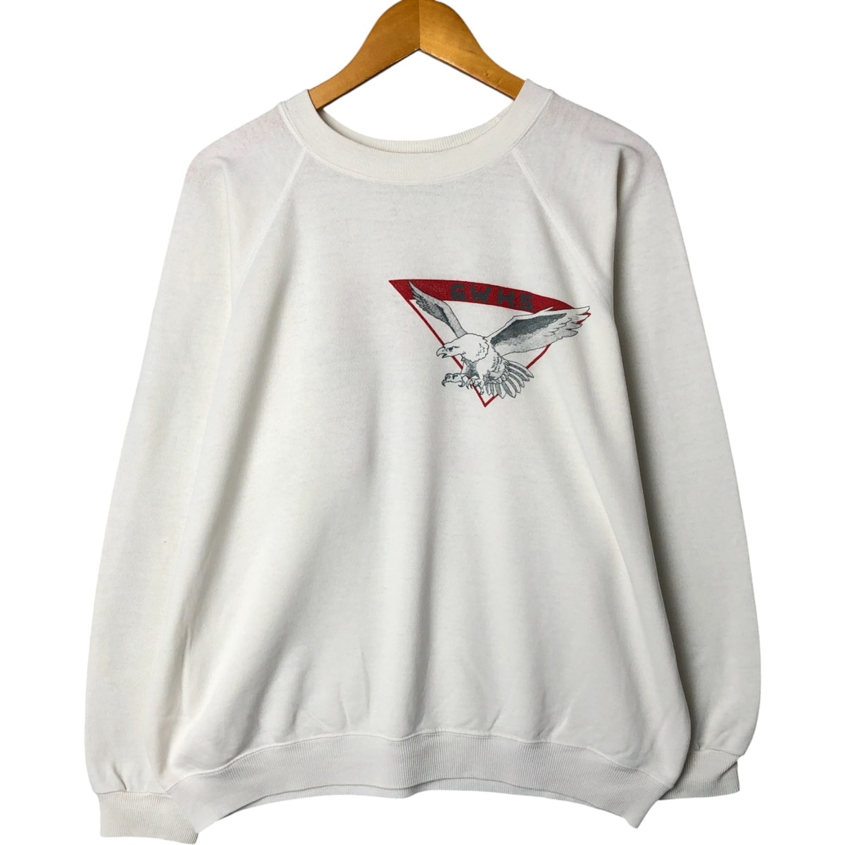 古着 80年代 ヘインズ Hanes 青タグ 鷲柄 イーグル柄 アニマル スウェットシャツ トレーナー USA製 メンズXL相当 ヴィンテージ/eaa586038