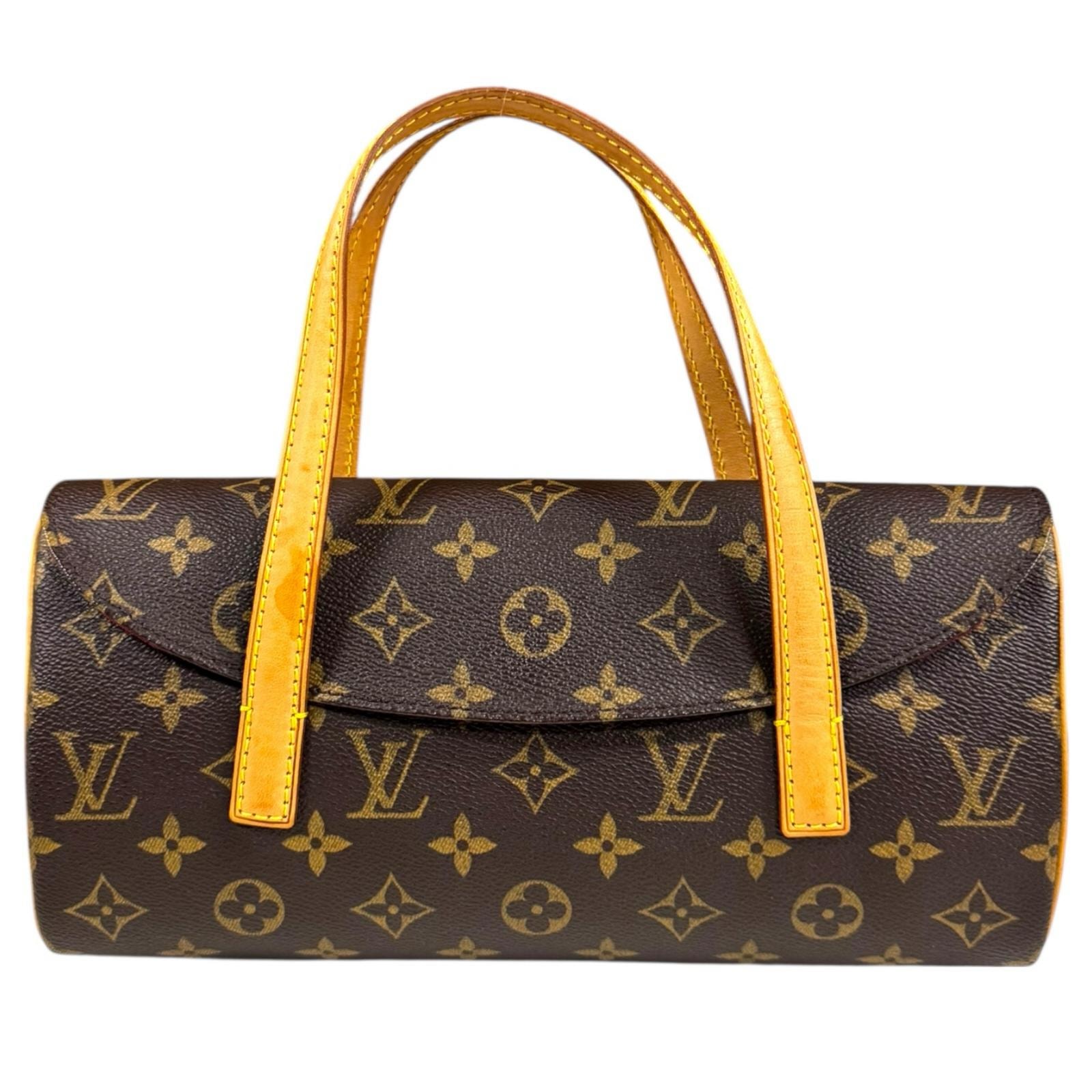 ルイヴィトン ソナチネ モノグラム ハンドバッグ モノグラムキャンバス M51902 ブラウン レディース LOUIS VUITTON  中古