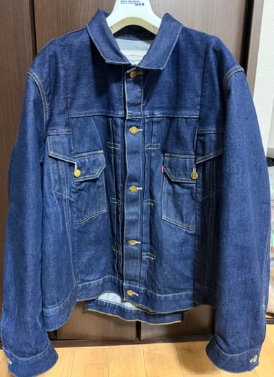 sacai x LEVI'S Men's Denim Jacket "Indigo" 25-03708M / 0035I-0000
