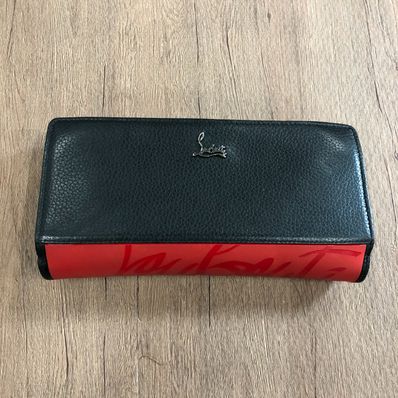 ルブタン 長財布 黒/赤
