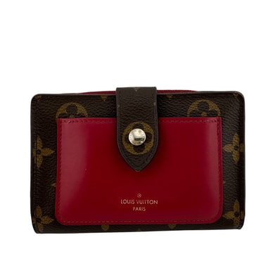 ルイヴィトン LOUIS VUITTON 二つ折り財布 モノグラム ポルトフォイユ・ジュリエット コンパクトウォレット M69433 ブラウン