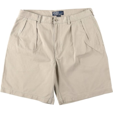 古着 ラルフローレン Ralph Lauren POLO by Ralph Lauren TYLER SHORT ツータック チノショーツ ハーフパンツ メンズw36相当/eaa643204