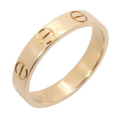 カルティエ CARTIER ミニラブリング リング・指輪 ジュエリー K18(イエローゴールド) レディース ゴールド系 B4085000 【中古】