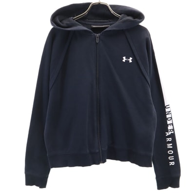 UNDER ARMOUR アンダーアーマー 長袖 ジップパーカー L ネイビー