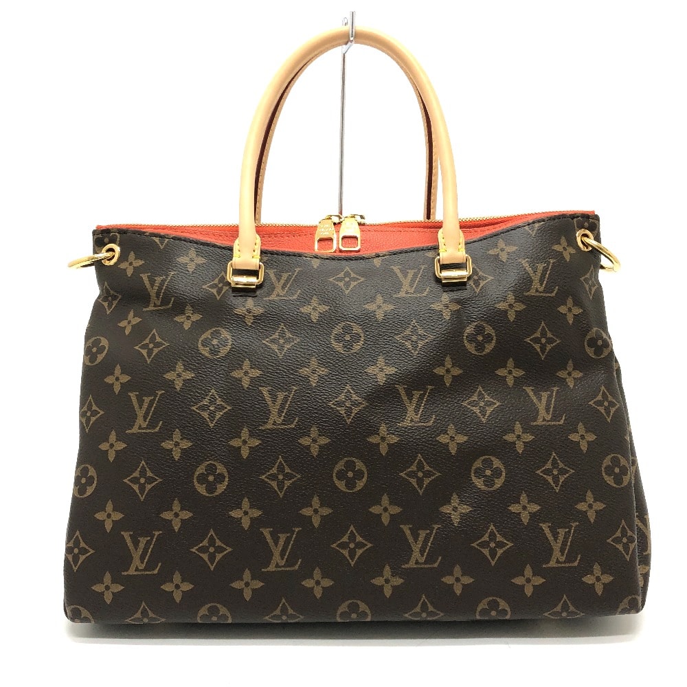 ルイヴィトン LOUIS VUITTON パラス M41148 2WAY カバン ショルダーバッグ ハンドバッグ モノグラムキャンバス ブラウン 新品同様