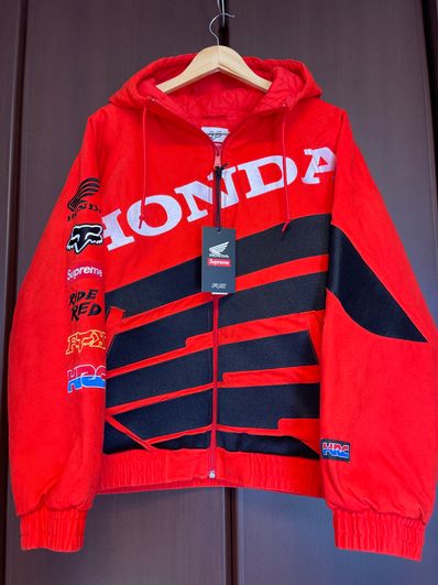 Supreme / Honda / Fox Racing Puffy Zip Up Work Jacket Supreme / Honda / Fox Racing Puffy Zip Up Work Jacket