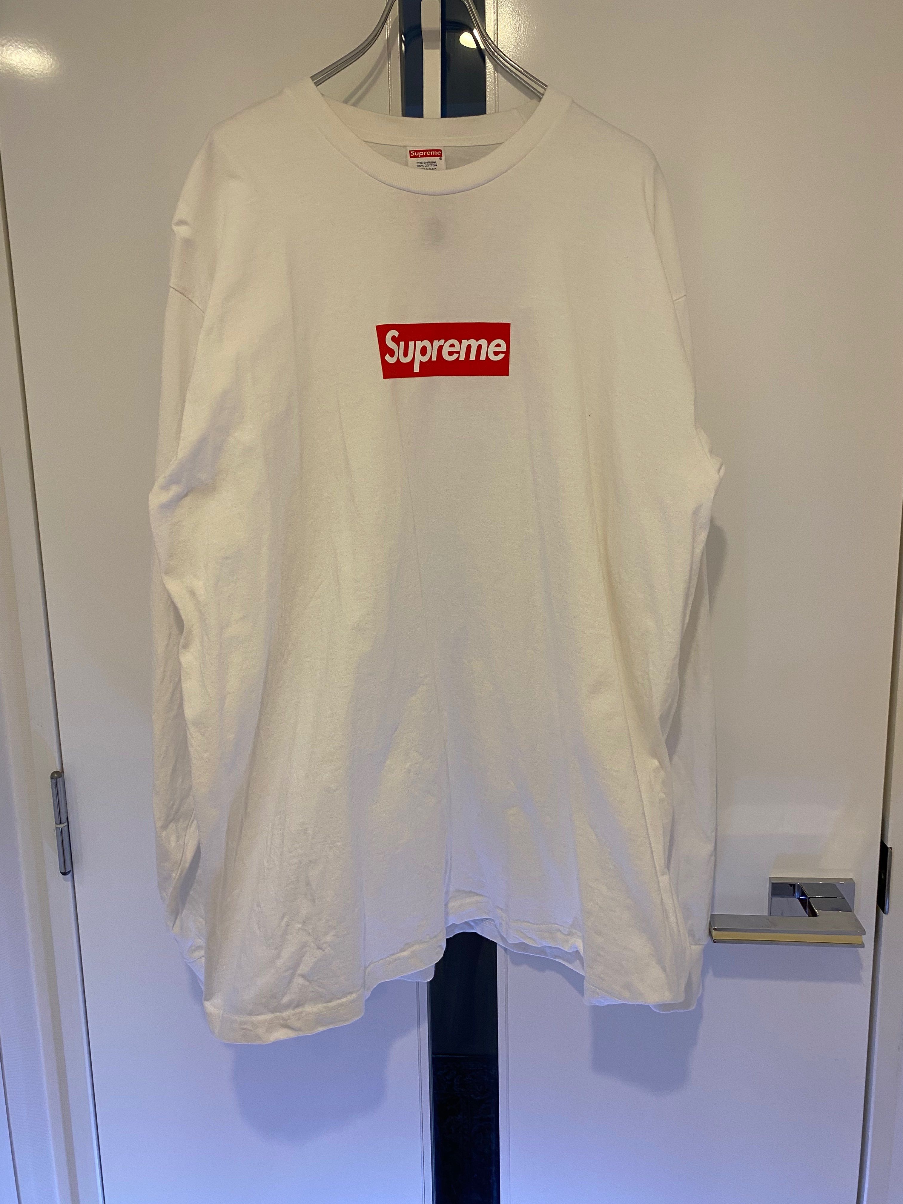 Supreme Box Logo L/S Tee "White"