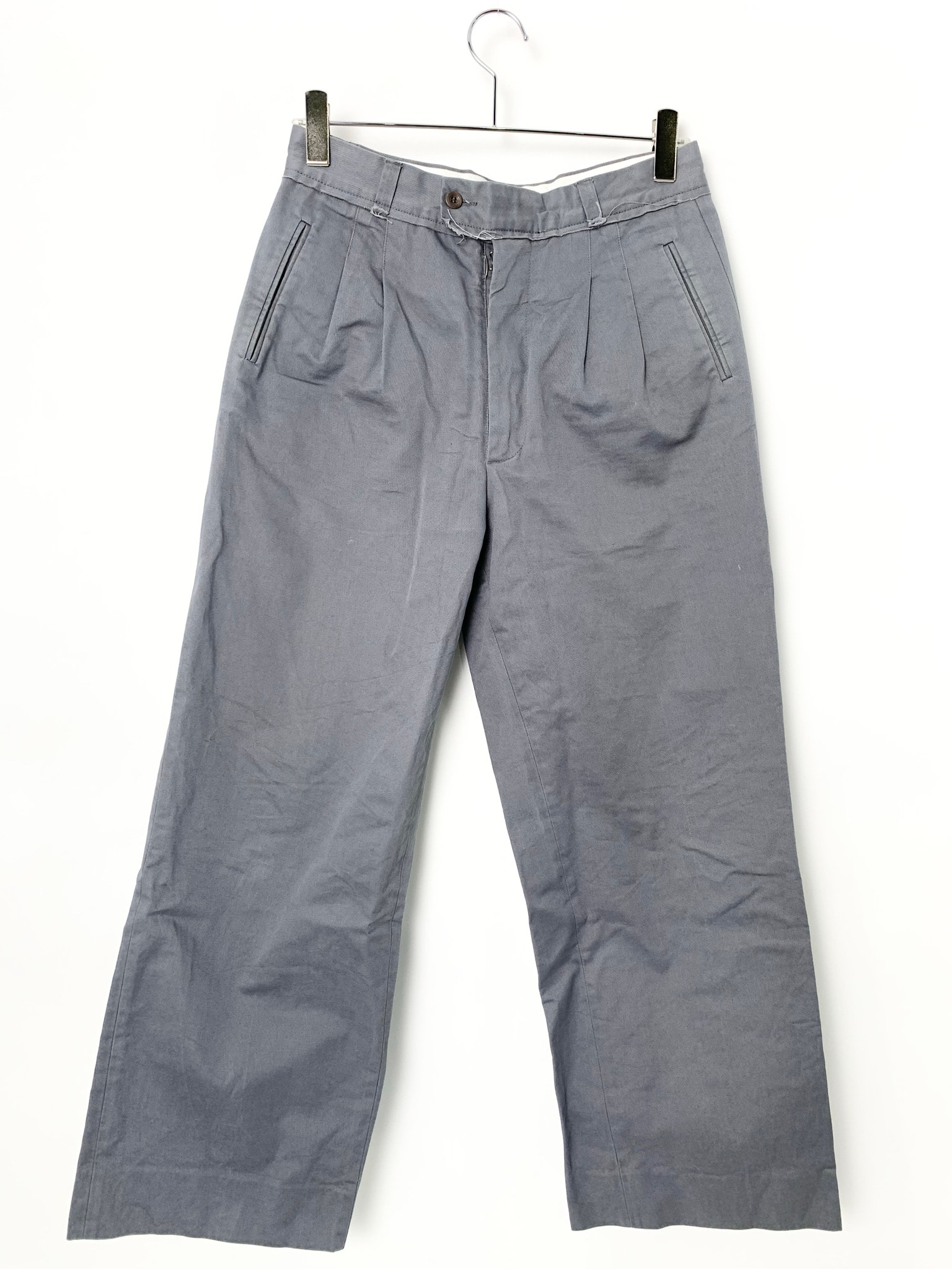Maison Margiela Cotton Trousers Pants "Gray"
