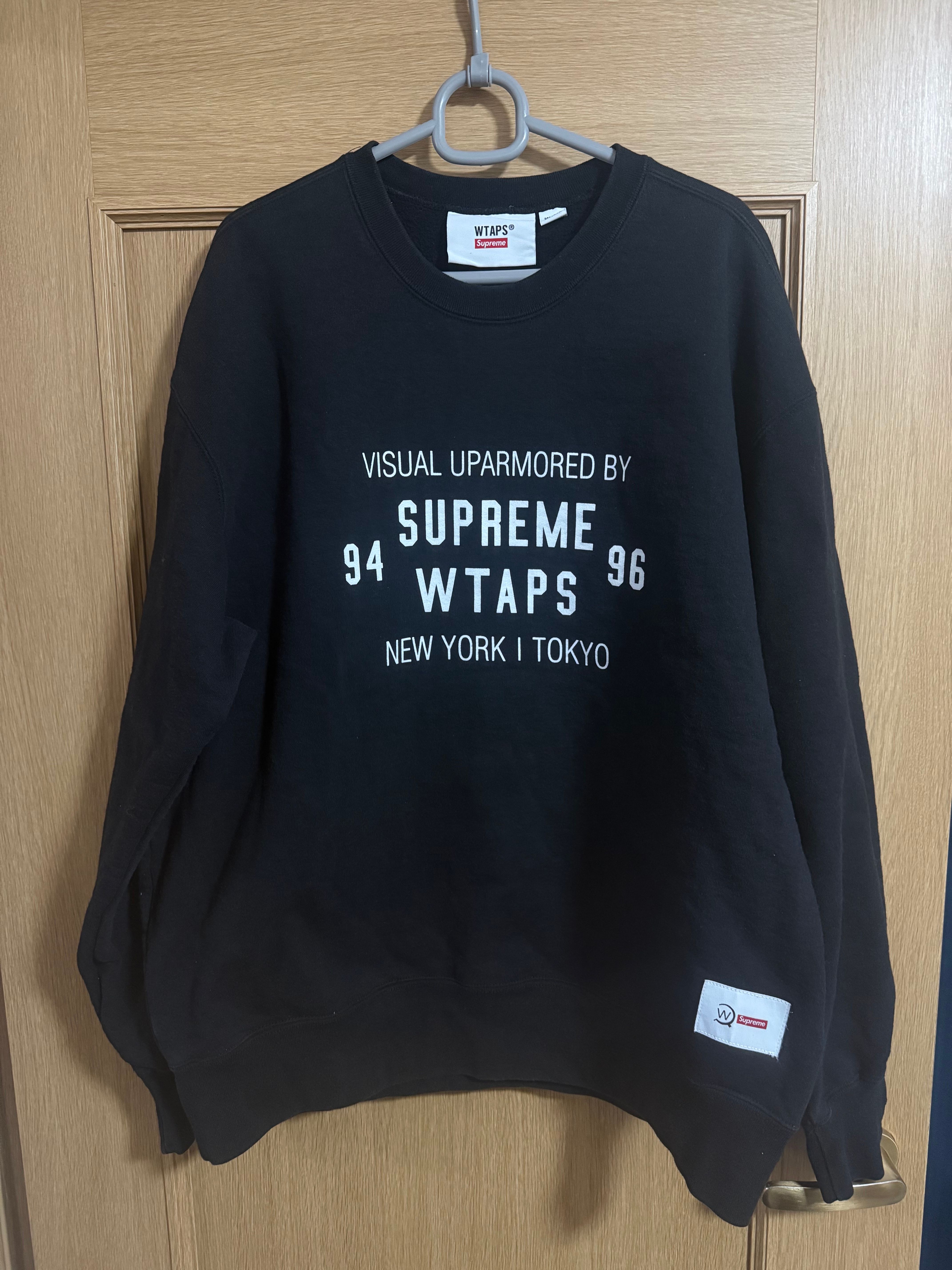 Supreme / WTAPS Crewneck "Black" 21274SPD-CSM03S