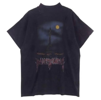 BALENCIAGA Paris Moon T-shirt Oversized "Black"