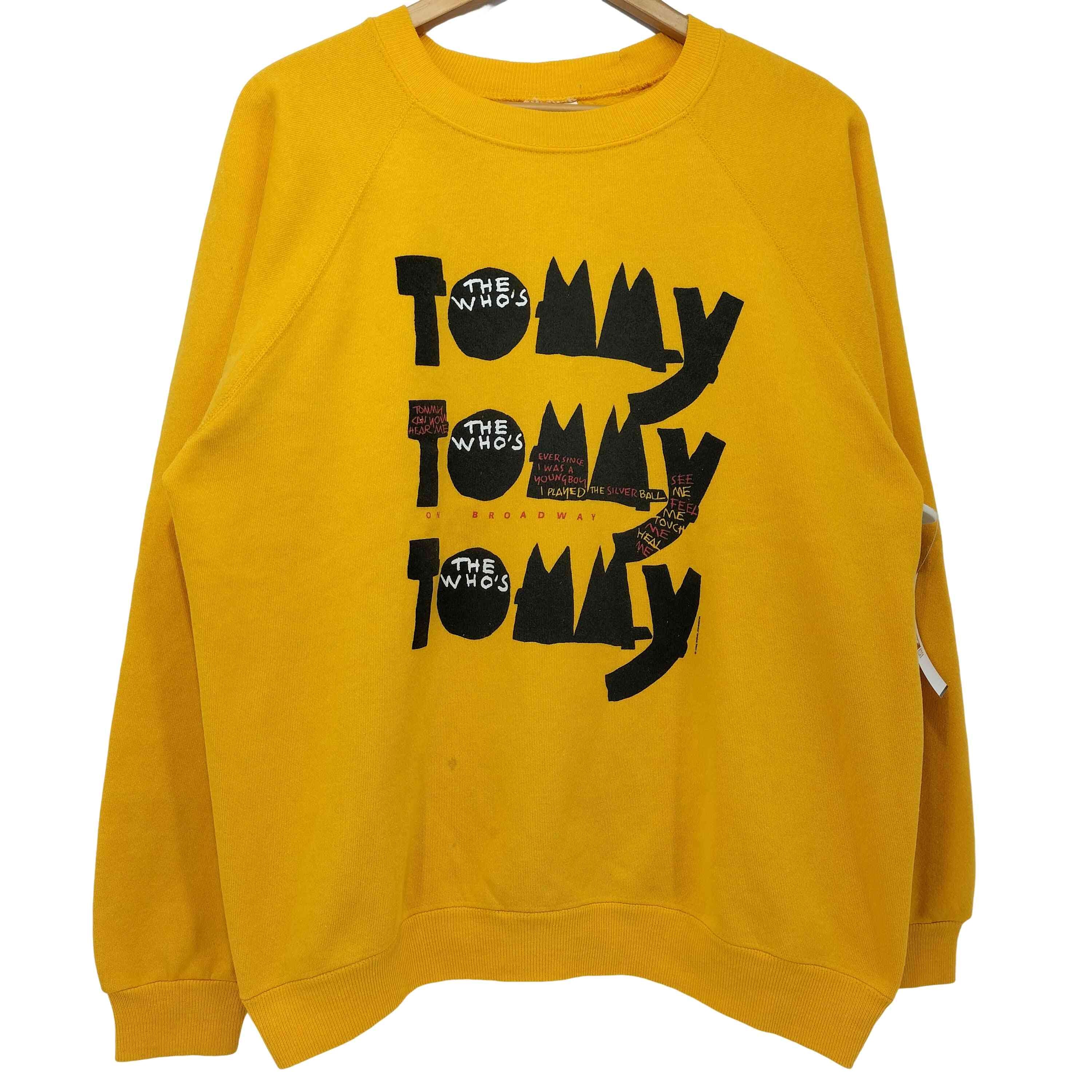 90s USA製 UKロックバンド ロックオペラ Tommy クルーネックスウェット【1140912051468】