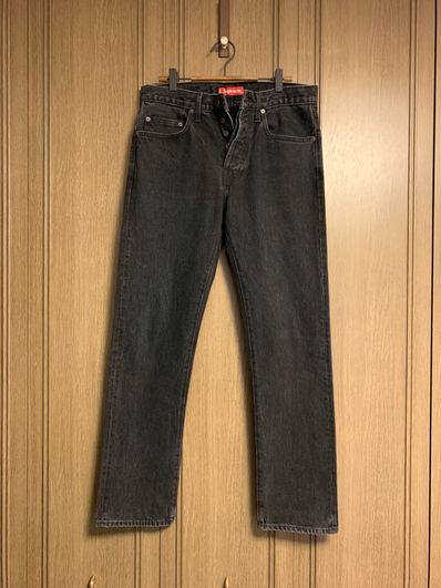 Supreme Stone Washed Black Slim Jean "Black"(21FW)