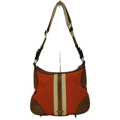 STRIPE BAG ナイロン レザー ショルダーバッグ【1143133032476】