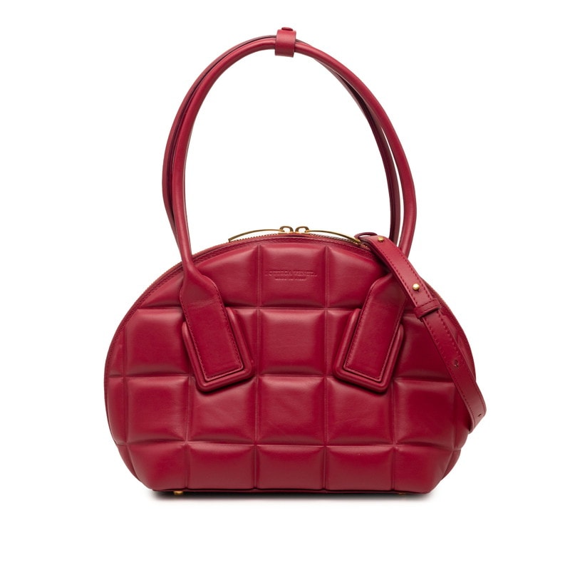 ボッテガヴェネタ ザ スウープ ハンドバッグ ショルダーバッグ 2WAY レッド レザー レディース BOTTEGAVENETA 【中古】