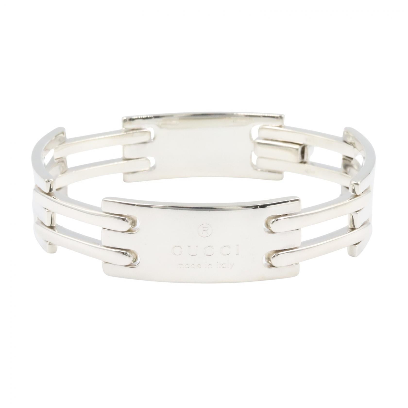 グッチ GUCCI ブレスレット ブレスレット アクセサリー シルバー925 メンズ レディース シルバー系 【中古】
