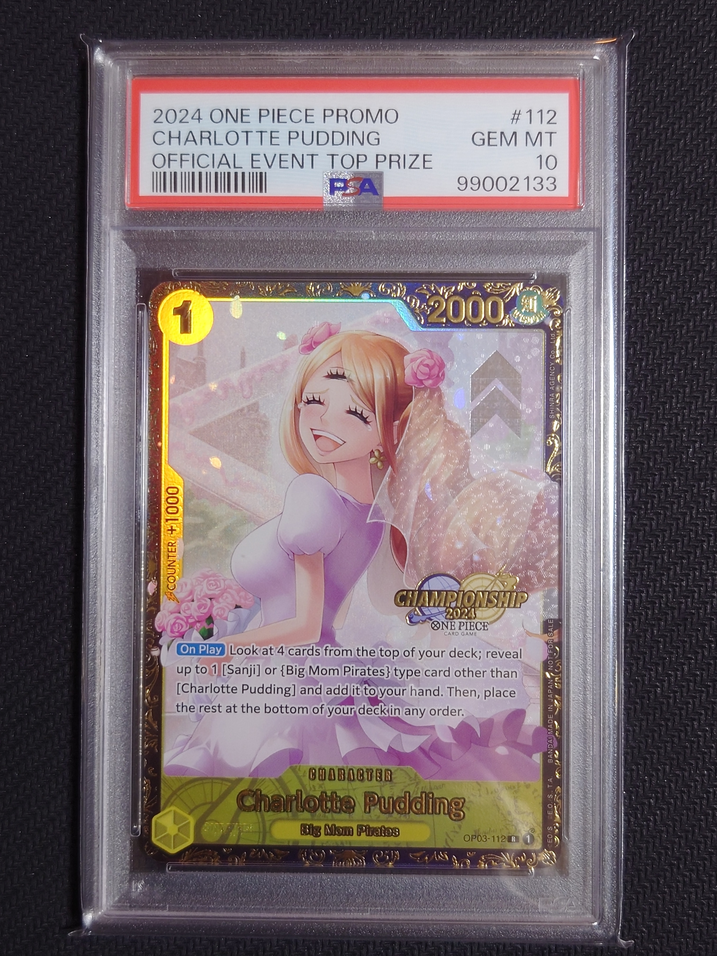 シャーロット・プリン R [OP03-112]【英語版】(プロモーションカード「チャンピオンシップ 2024 オフライン地域 Top 64」)