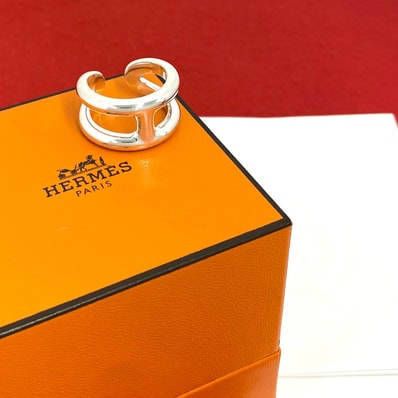 HERMES エルメス オスモズ PM リング シルバー925 リング・指輪 17号 シルバー
41697