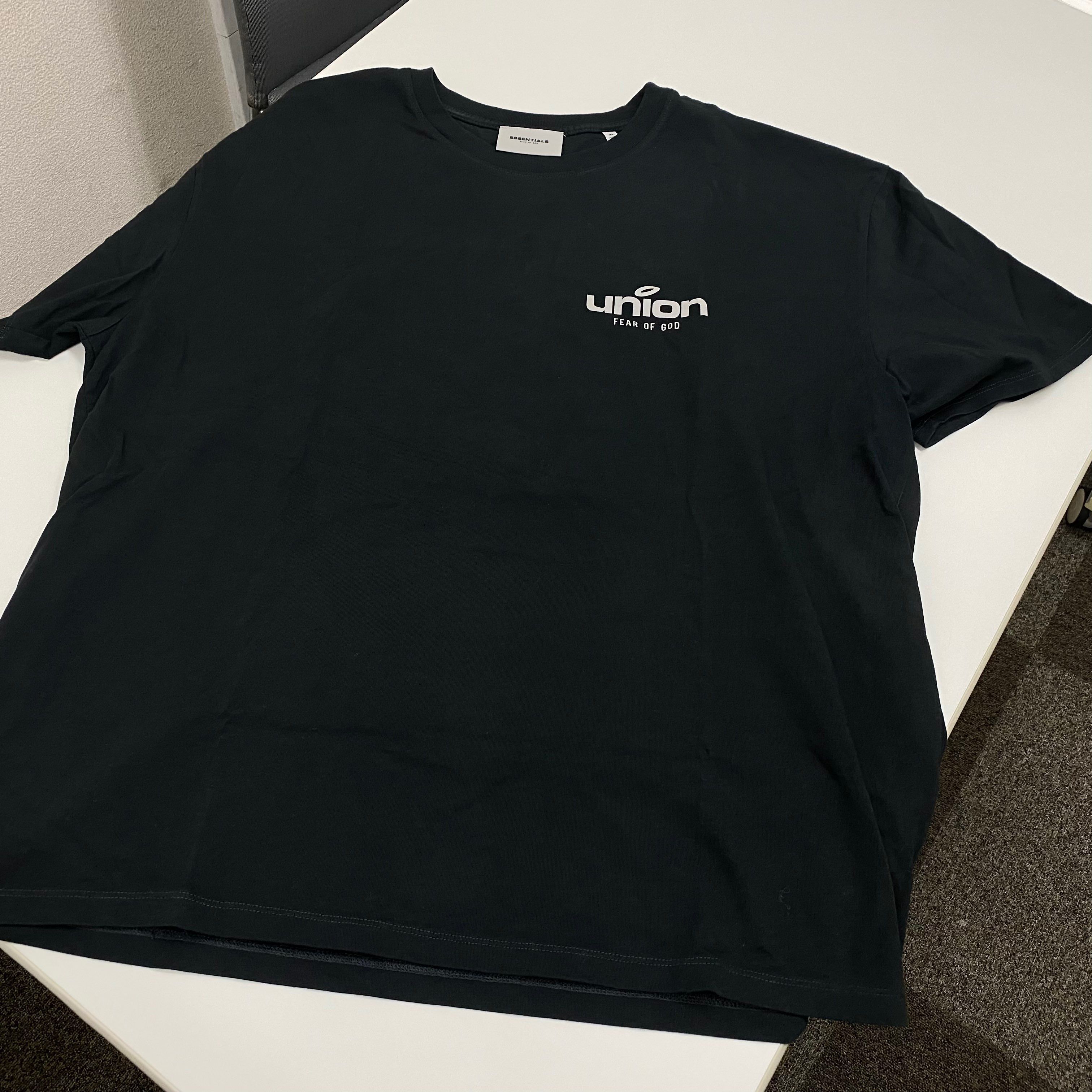 FEAR OF GOD ESSENTIALS × UNION Vintage Tee Vintage "Black"