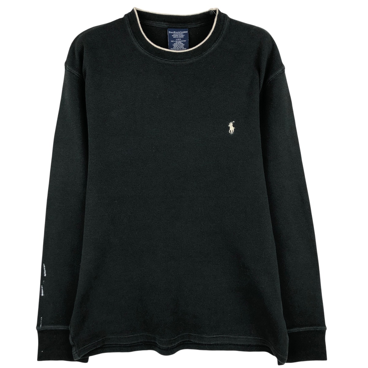 古着 ラルフローレン Ralph Lauren POLO RALPH LAUREN SLEEPWEAR サーマルロンT ワッフル メンズL相当/eaa609055