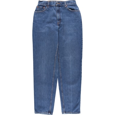 古着 00年代 リーバイス Levi's 550 RELAXED FIT TAPERED LEG テーパードデニムパンツ レディースL(w28)相当/eaa530279