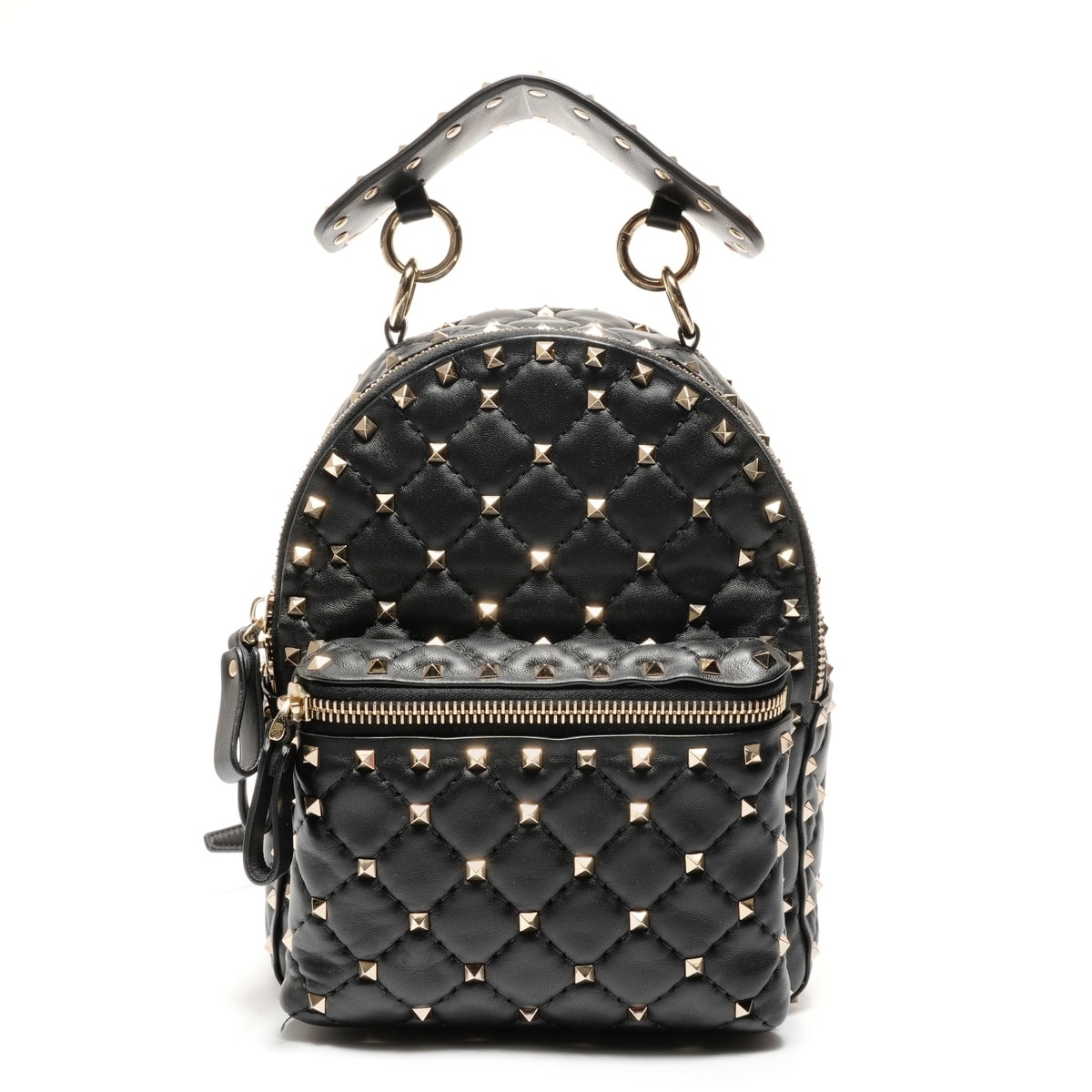 ヴァレンティノ VALENTINO スタッズ レザー リュック・デイパック【中古】