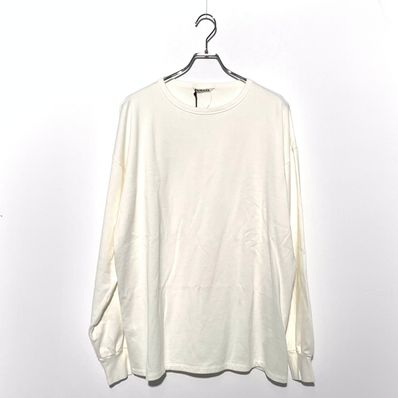 AURALEE LIGHTFLOWY SWEAT P/O White