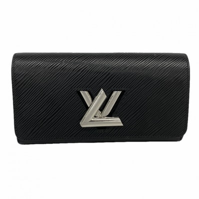 【6dc3335-k】ルイヴィトン 長財布 エピ ポルトフォイユツイスト M68309 ノワール【中古】レディース