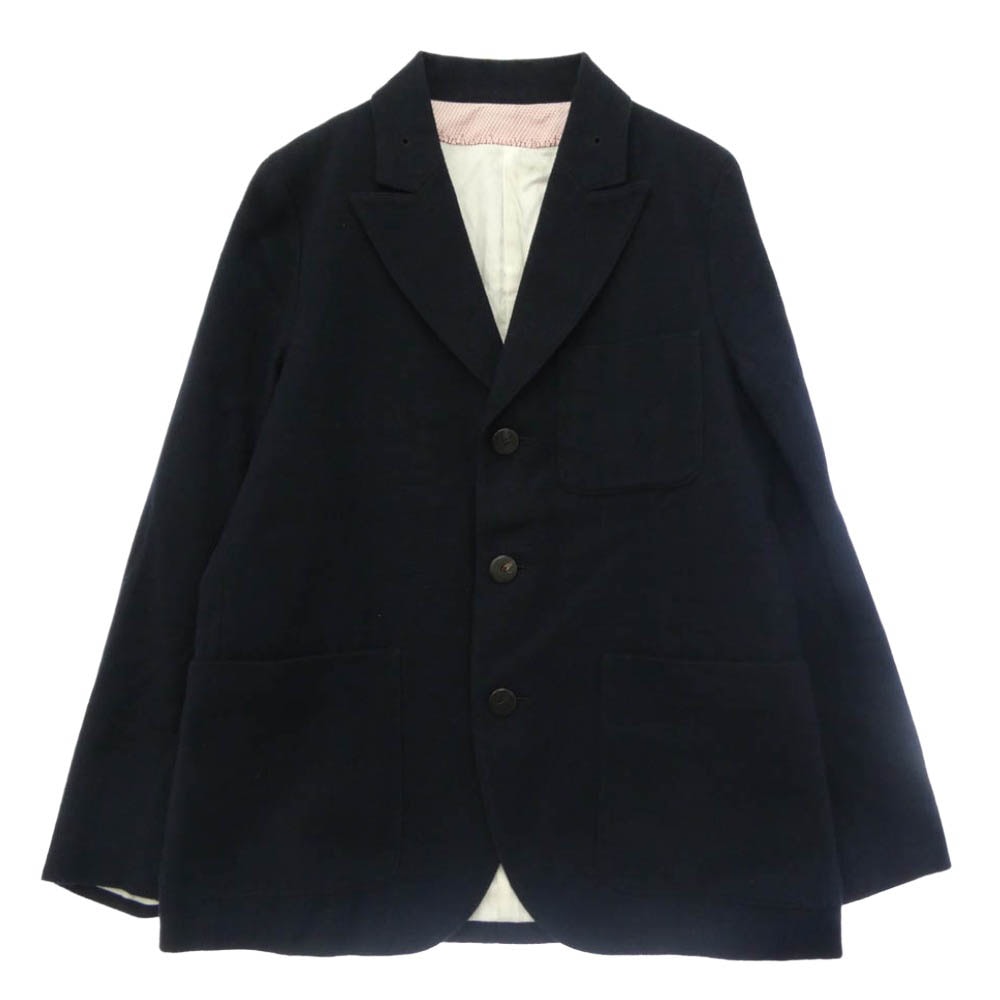 VISVIM ビズビム 17SS 0117105013022 HOPILAND BLAZER ウール ブレザー 3B テーラードジャケット ダークネイビー系 1【中古】