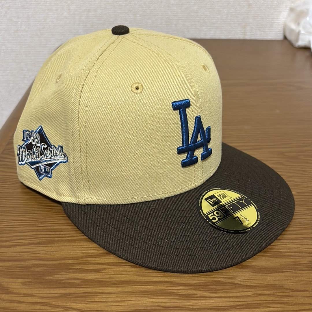 NEW ERA 59FIFTY / LA ロサンゼルス・ドジャース(ベージュ x ブラウン)