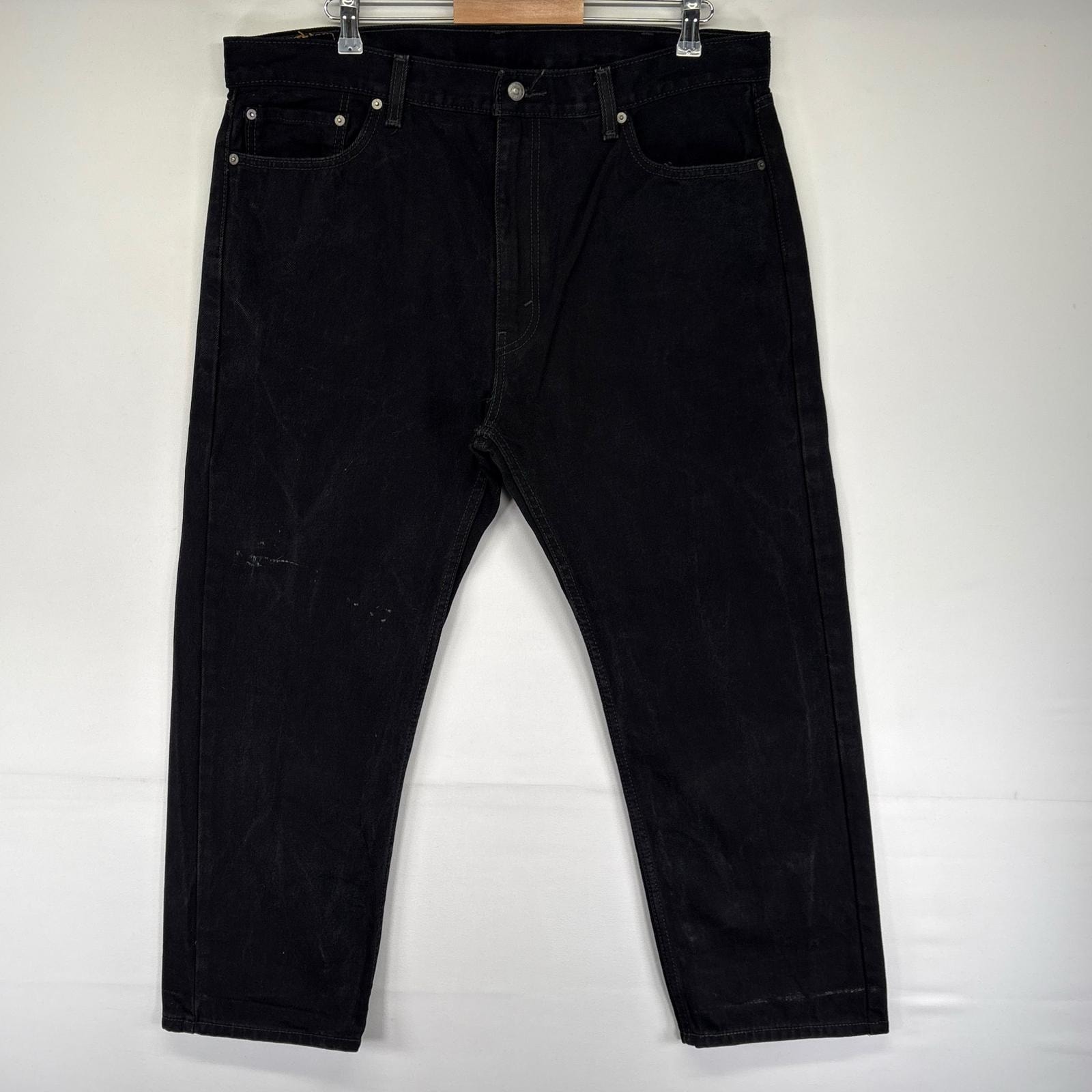 古着 リーバイス Levi's デニム パンツ 505 ストレート カラー 大きいサイズ ジーンズ ジーパン W40 L29  ブラック系 メンズ