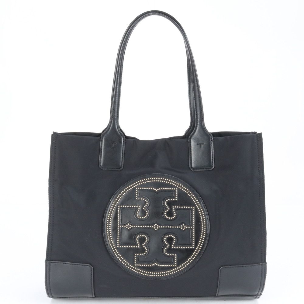 ■美品 トリーバーチ エラ 09-18 トート バッグ レザー×ナイロン