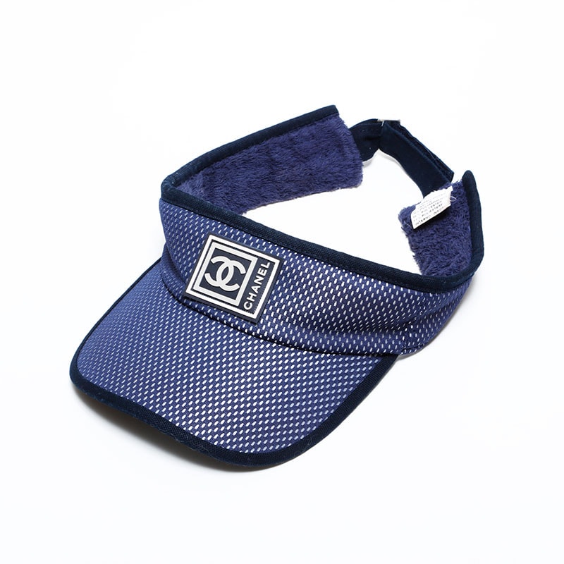 シャネル CHANEL コットン スポーツライン サンバイザー その他帽子【中古】