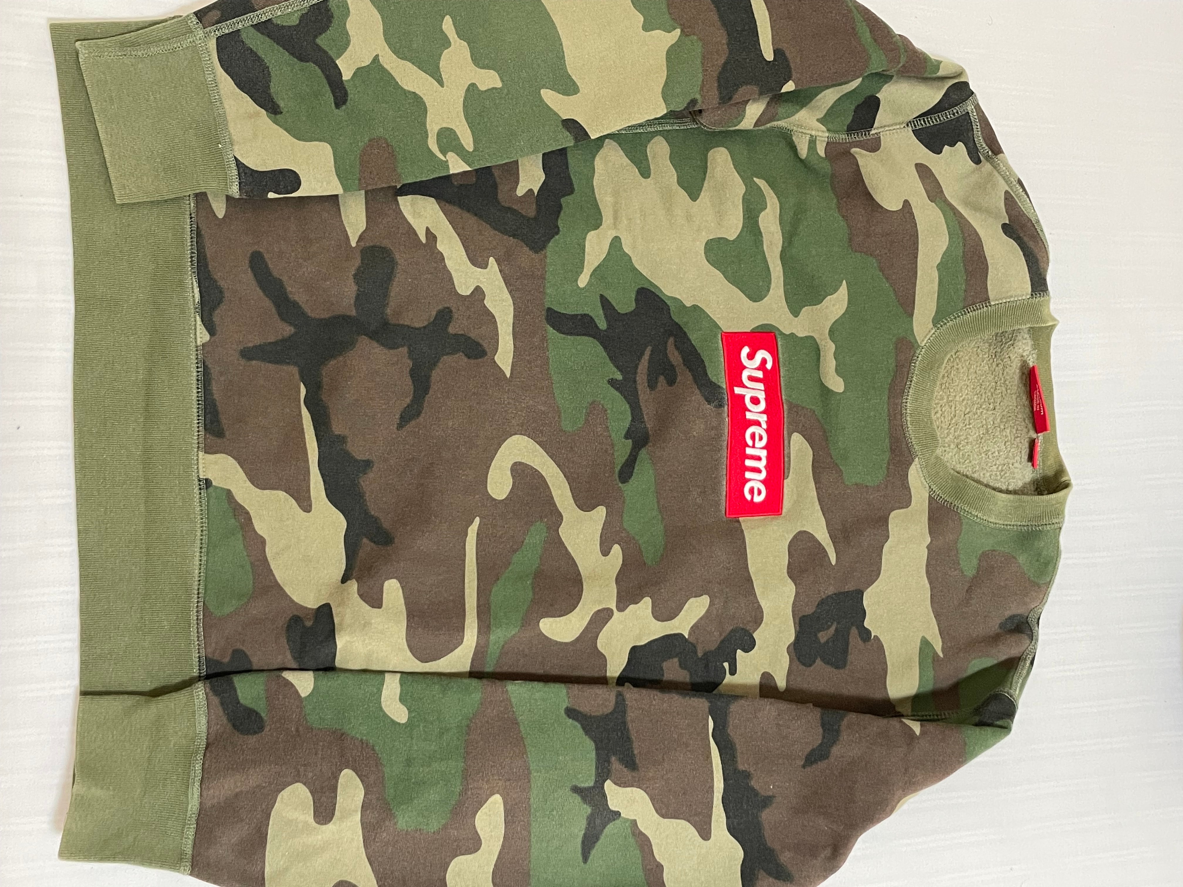 Supreme Box Logo Crewneck "Woodland Camo" (15FW)