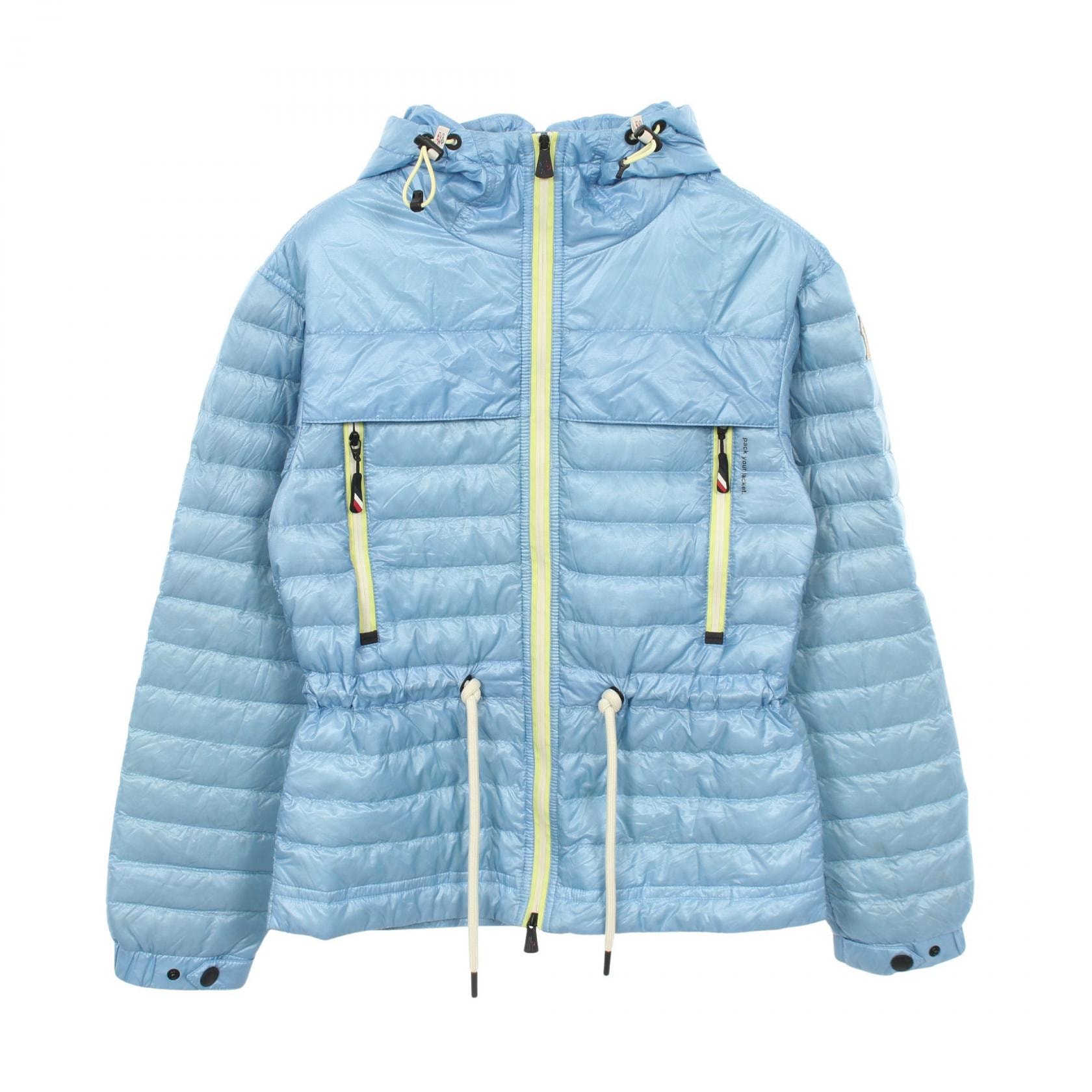 モンクレールグルノーブル MONCLER GRENOBLE EIBING ダウンジャケット 衣料品 アウター ナイロン レディース ブルー系 【中古】