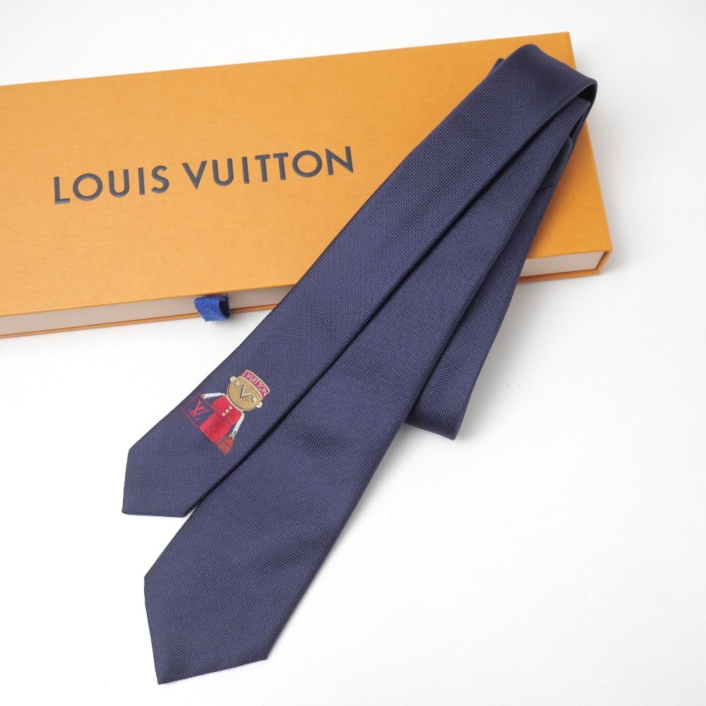 希少✨極美品✨LOUIS VUITTON ネクタイ　グルーム　ベルボーイ A+ (新品・未使用(ワケあり))】□未使用品□LOUIS VUITTON ルイ