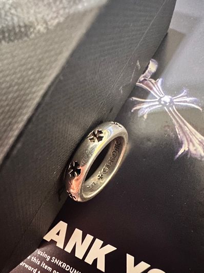 Chrome Hearts Negative CH Plus Ring "Silver"