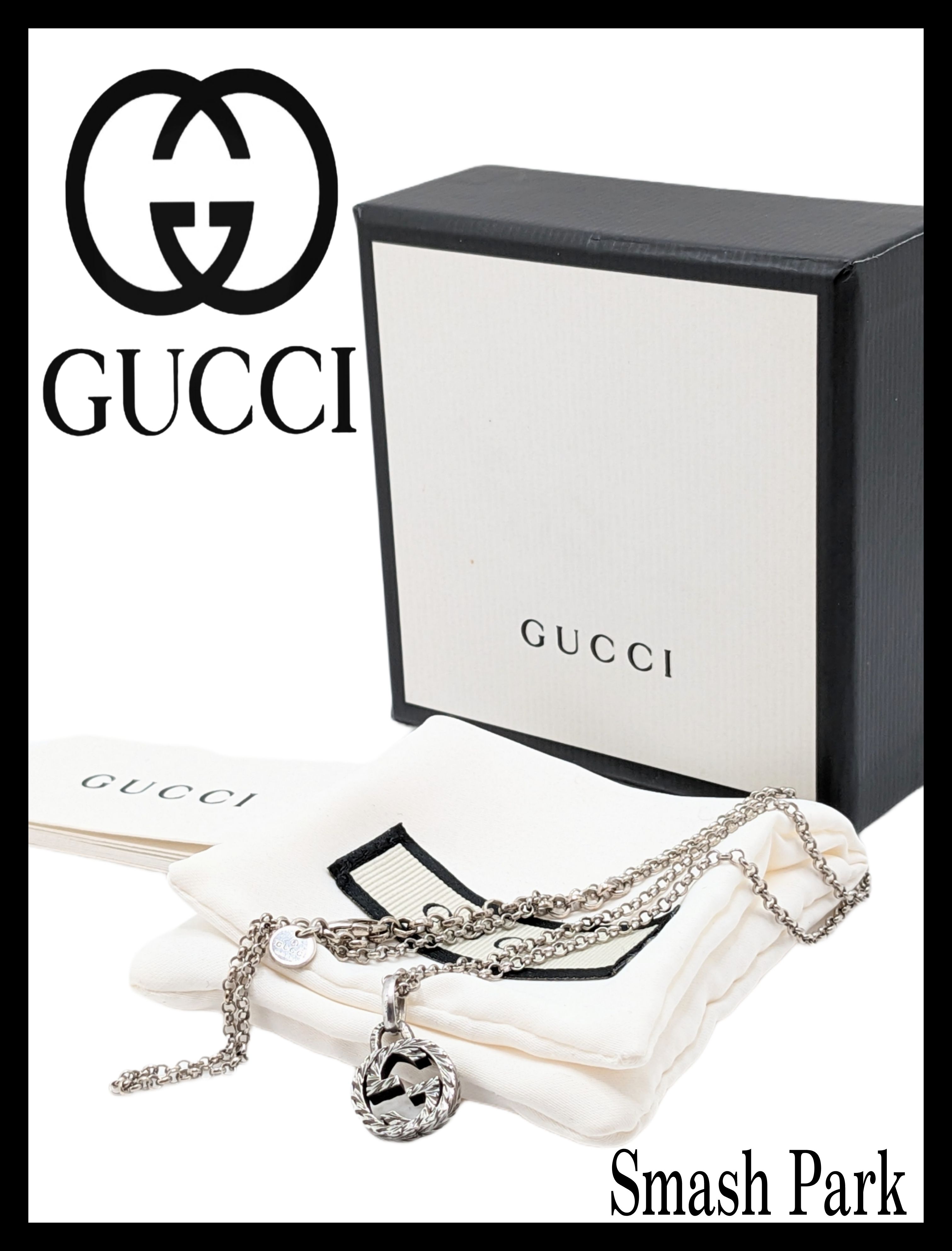 GUCCI Interlocking G Pendant Necklace