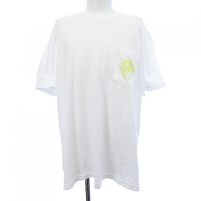 Chrome Hearts Neon Yellow Horseshoe S/S T-Shirt "White"