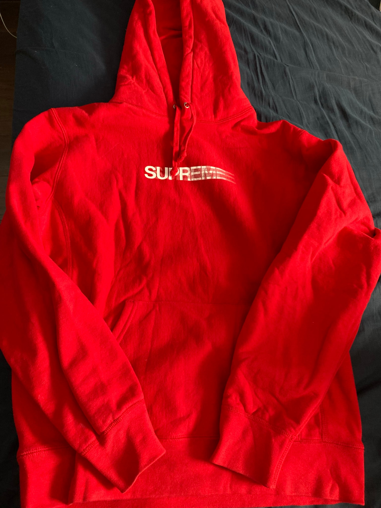 Supreme Motion Logo Hooded Sweatshirt "Red" (20SS)