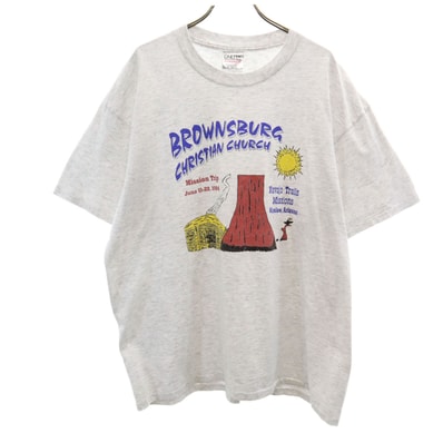 ONEITA オニータ 90s USA製 オールド 半袖 Tシャツ XL グレー シングルステッチ
