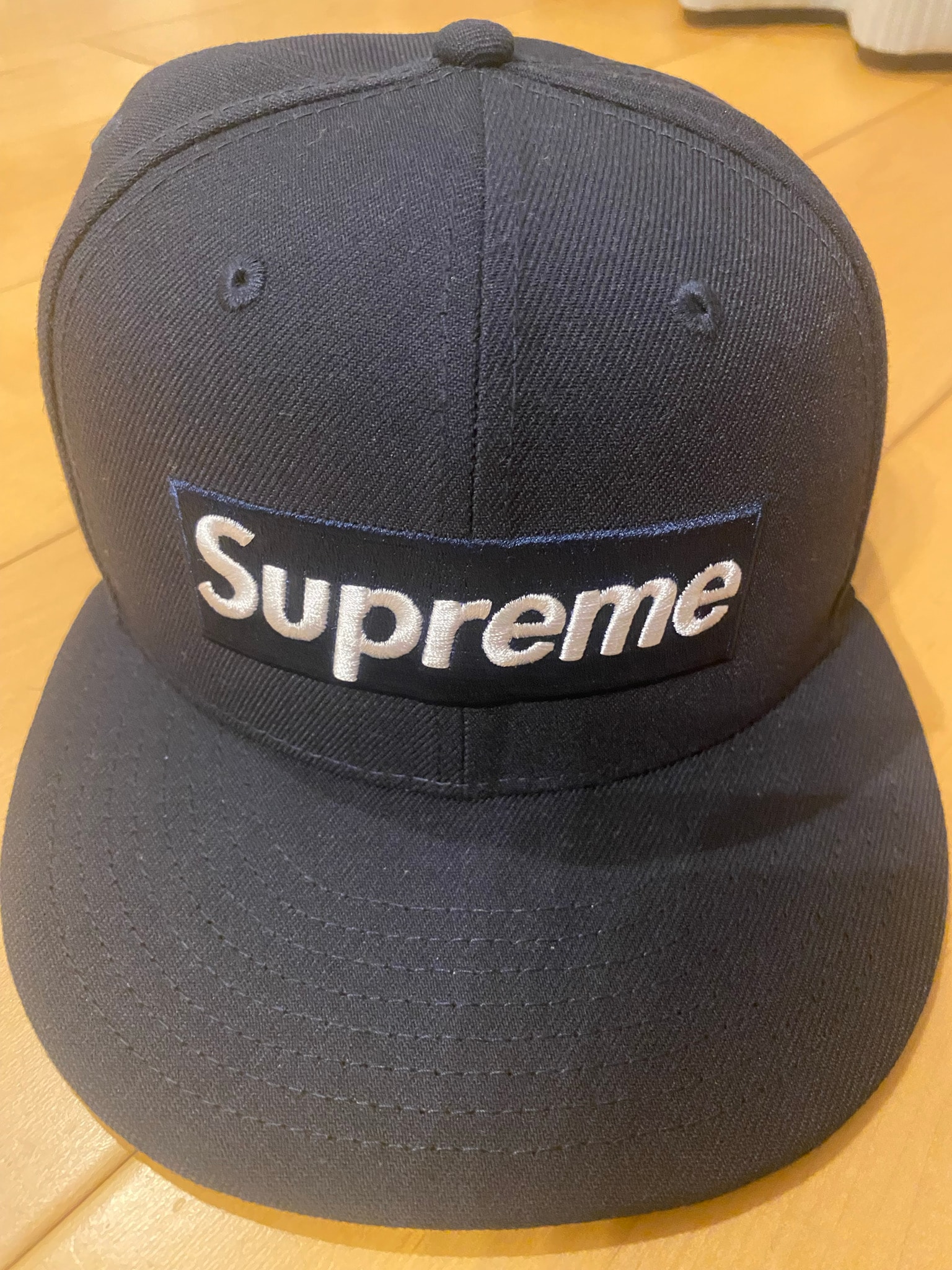 Supreme MLB Teams Box Logo New Era "Navy"