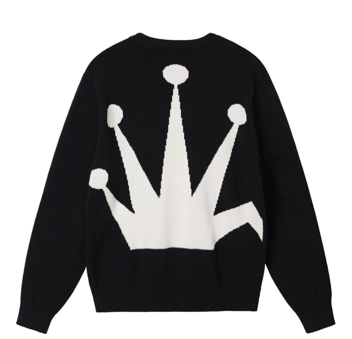 Stussy Bent Crown Sweater "Black"