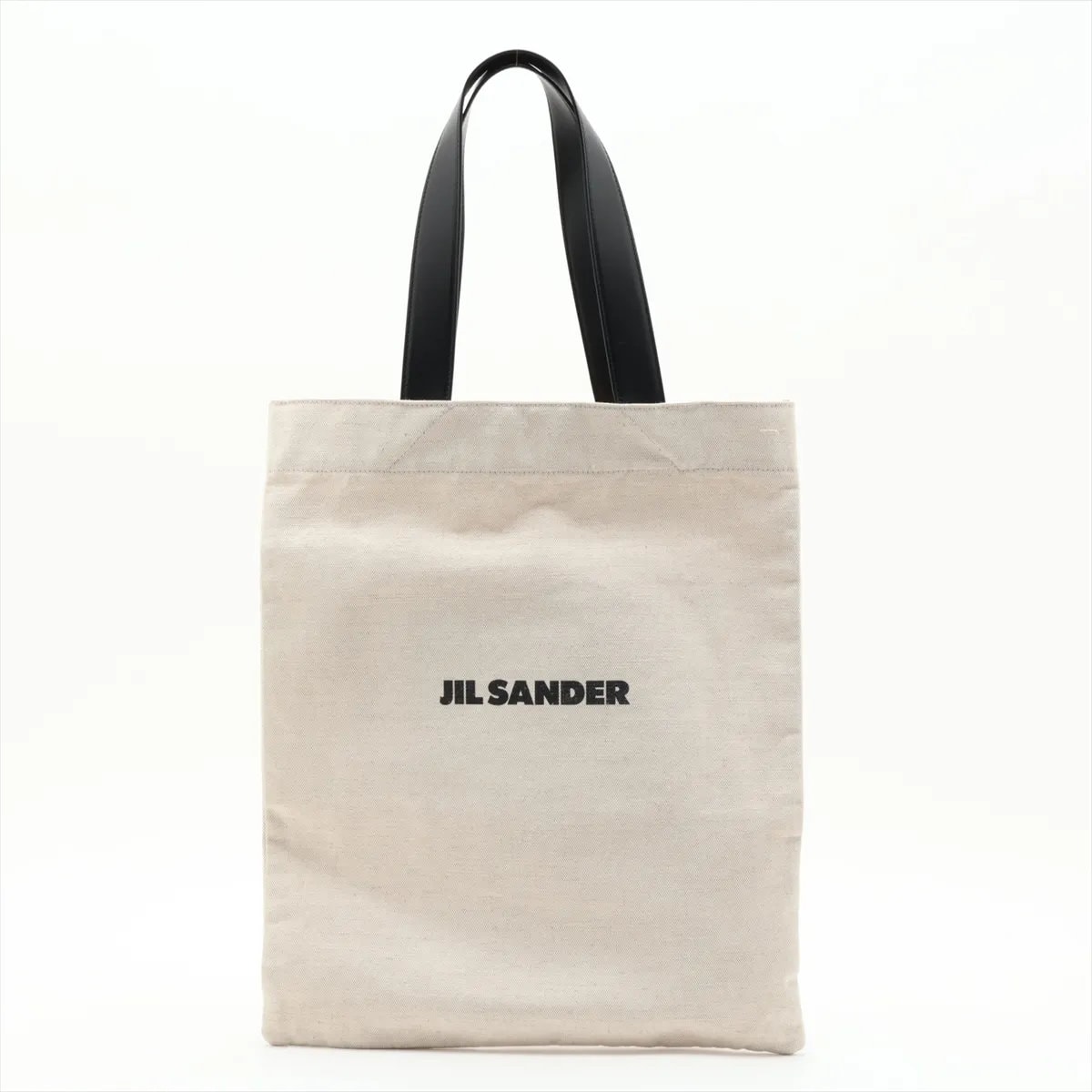 ■新品同様 ジルサンダー トート バッグ レザー×キャンバス